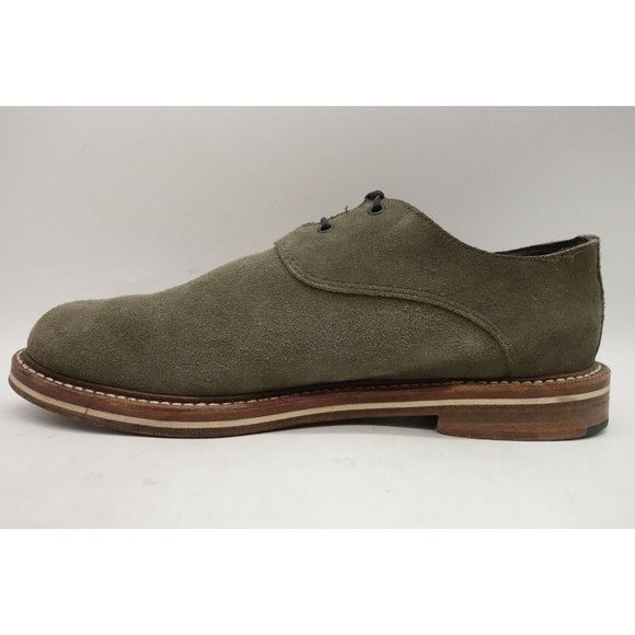 Helm Olive Green Suede Leather Dress Casual Oxfords Shoes Men\'s 11 D main image 7